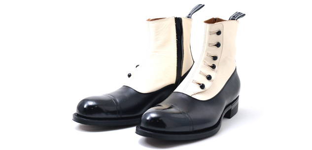 び*や様 ローリングダブトリオ Katsuya Tokunaga BOYS US Rolling Dub Trio - Katsuya Tokunaga のボタンブーツ。「Boys」という